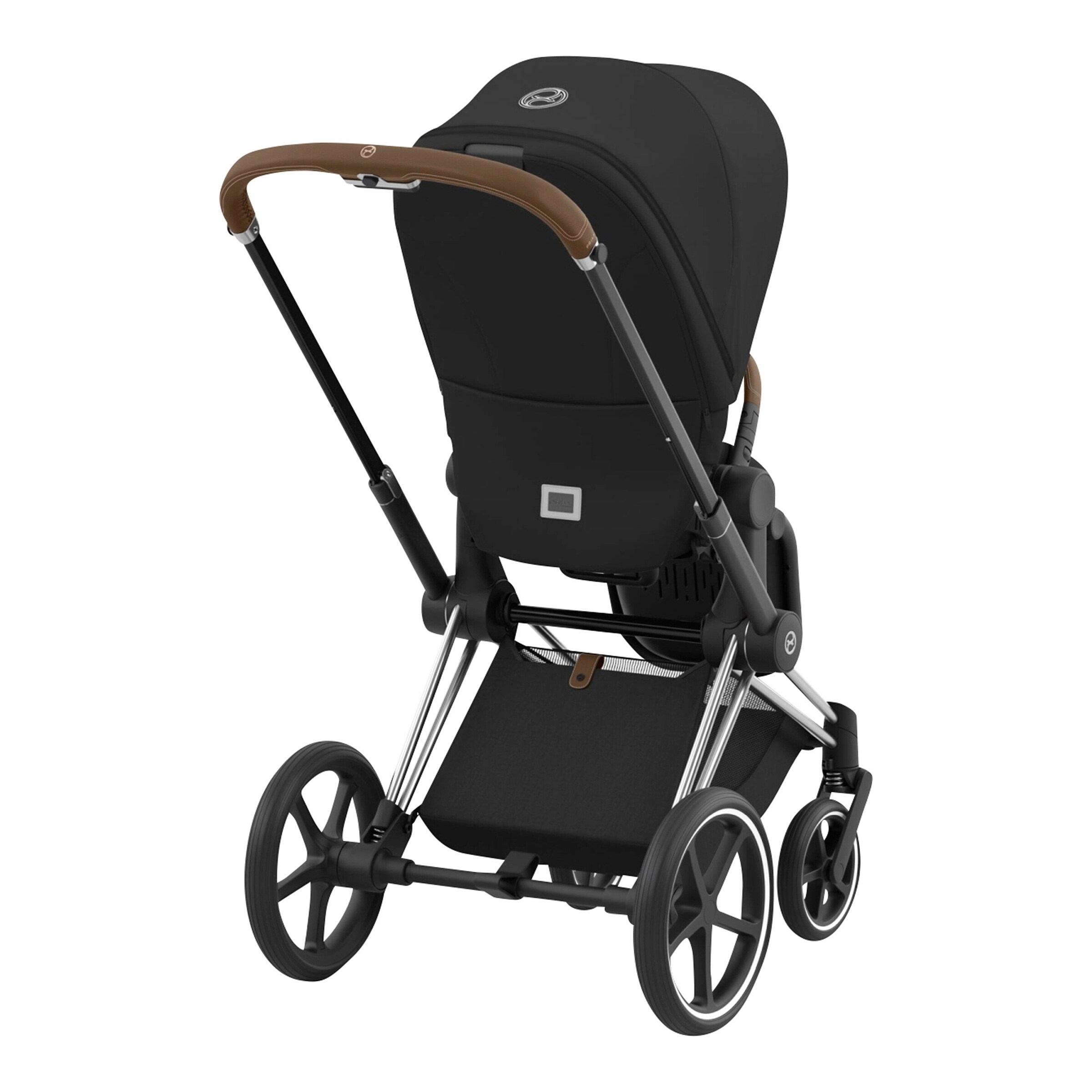 Cybex - PLATINUM Kombikinderwagen PRIAM Trio-Set inkl. Babyschale Cloud T i-Size chrome brown / sepia black