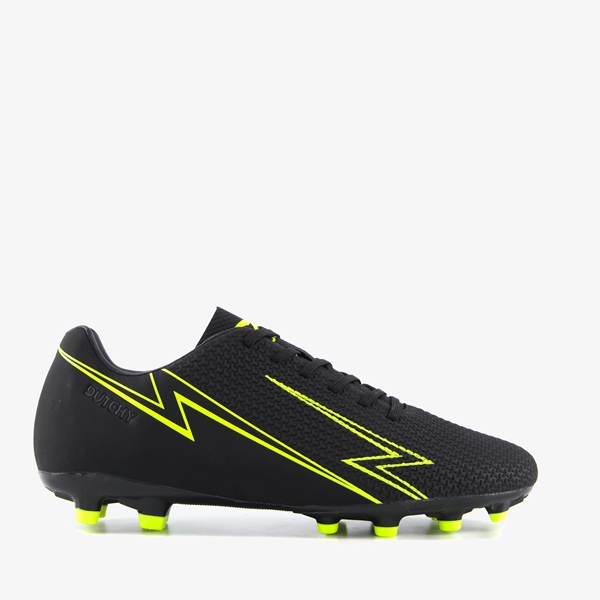 Dutchy Pitch MG heren voetbalschoenen zwart/geel