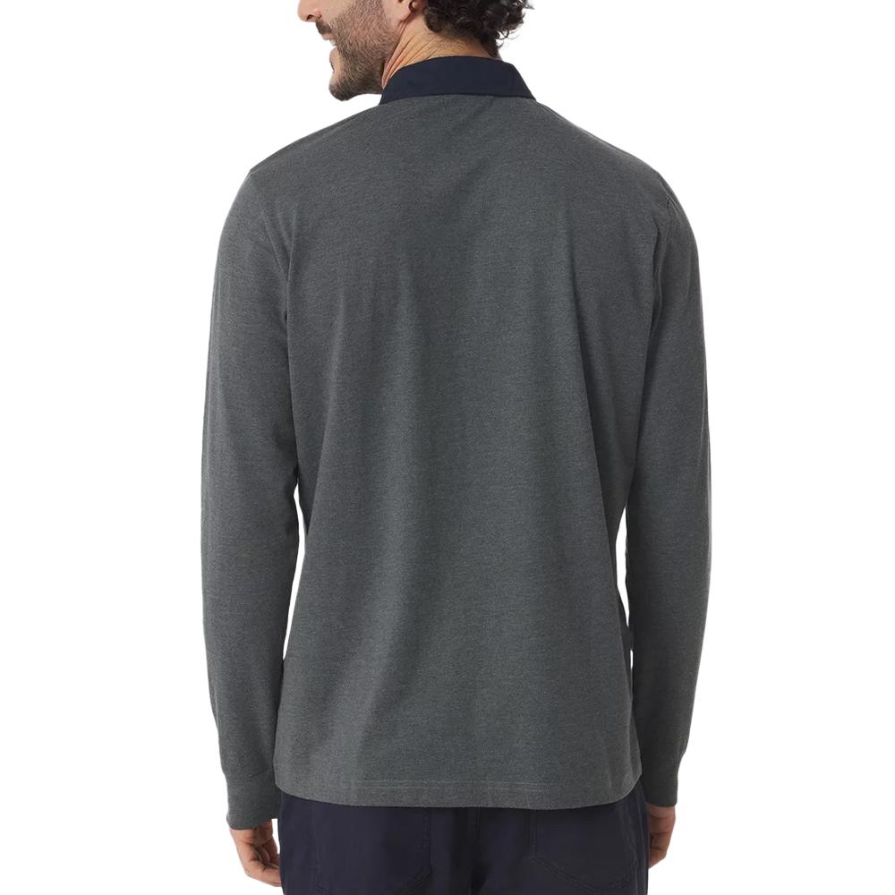 TBS Polo Manches Longues Grises Homme TBS PEKANPOL