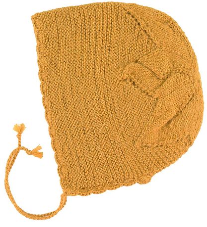 Huttelihut Babymütze - Alpakawolle - Mustard