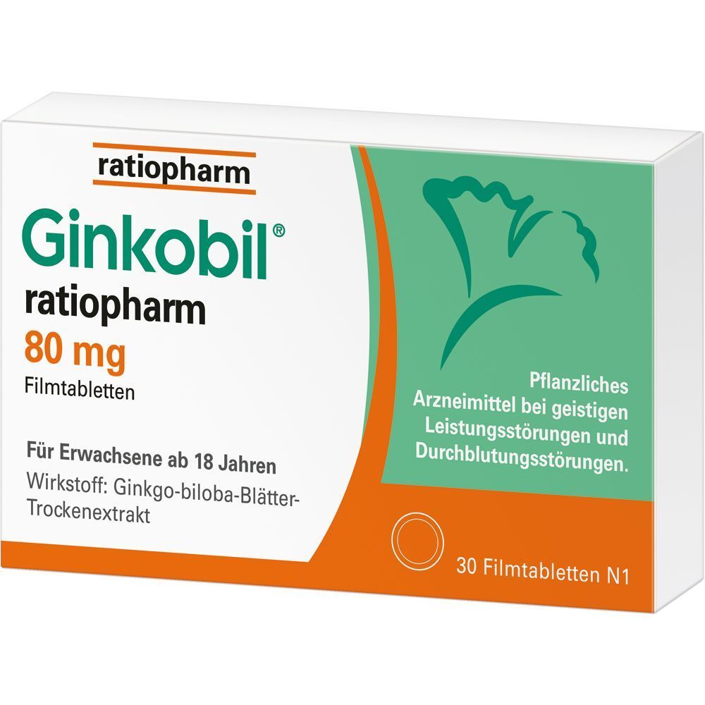 Ginkobil® ratiopharm 80 mg