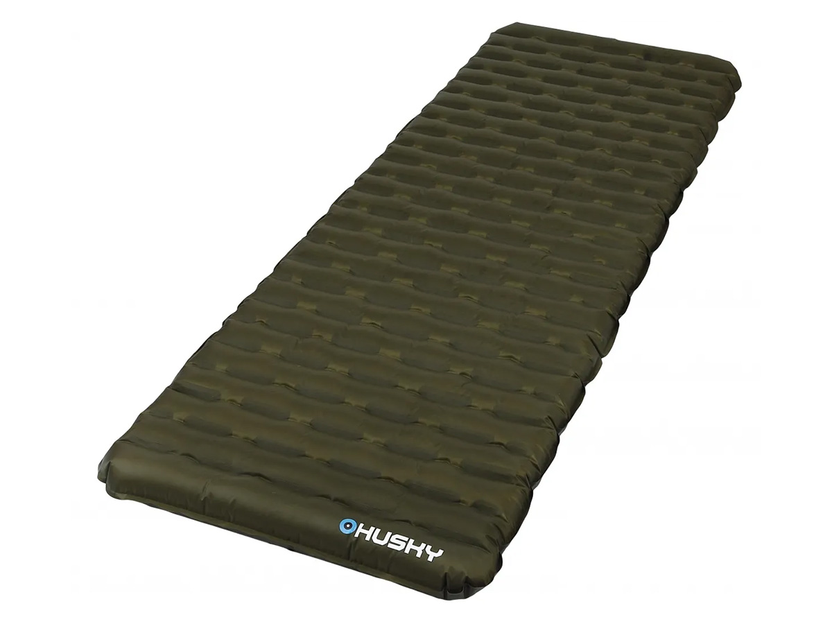 Husky faddy 9 opblaasbare slaapmat - khaki green