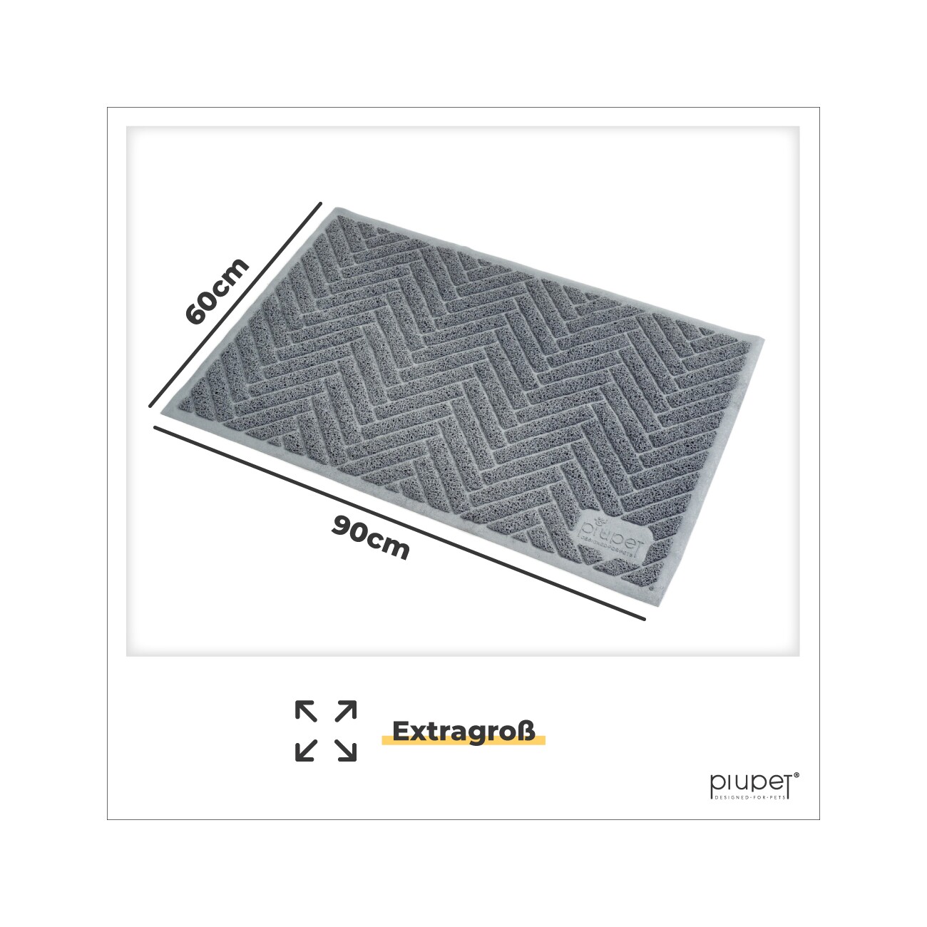 PIUPET Katzenstreu-Matte