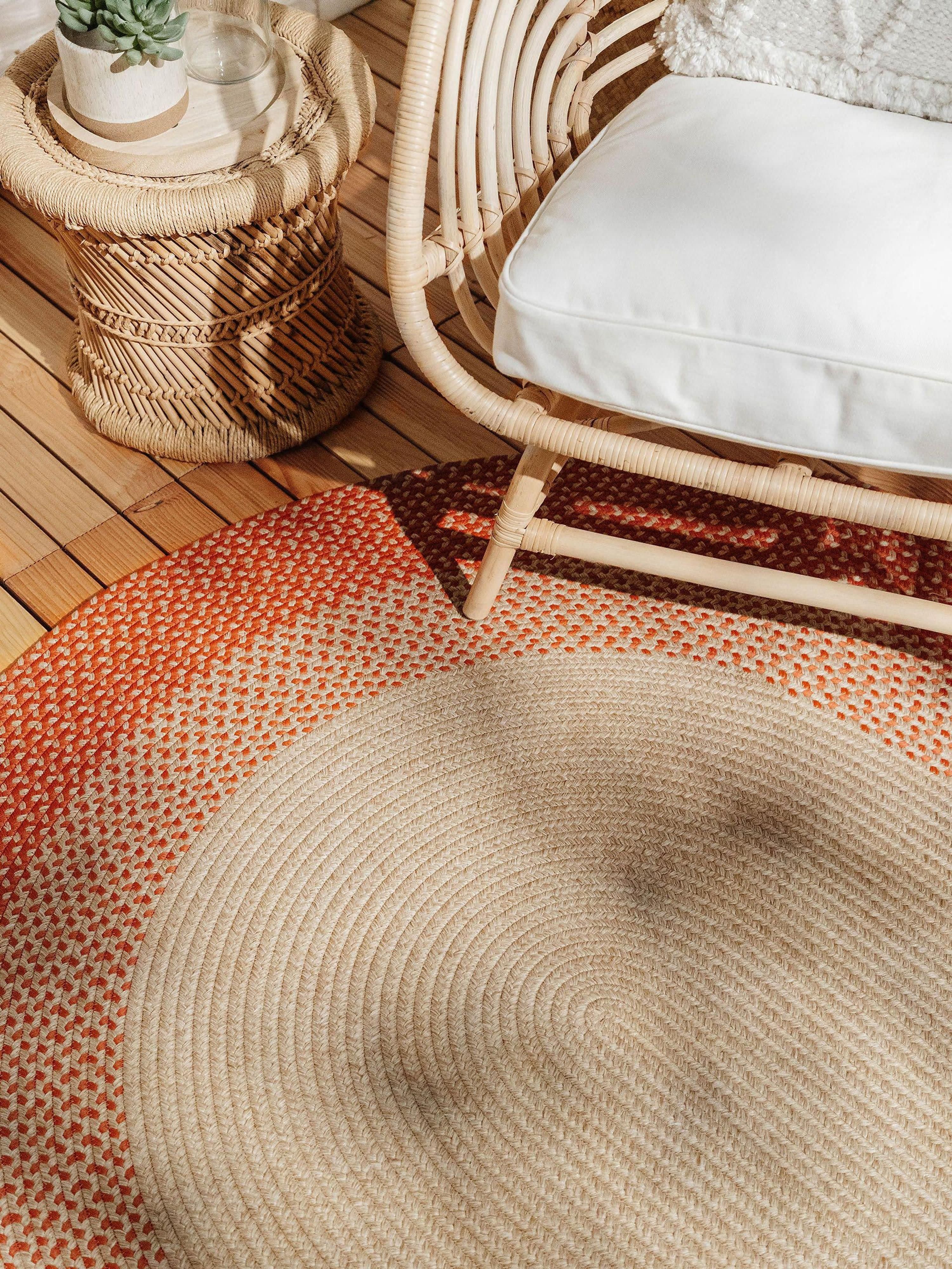 Ovaal indoor & outdoor vloerkleed Nandi