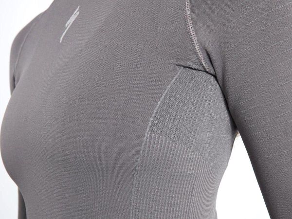 Specialized Seamless LS Dame Base Layer, Grey