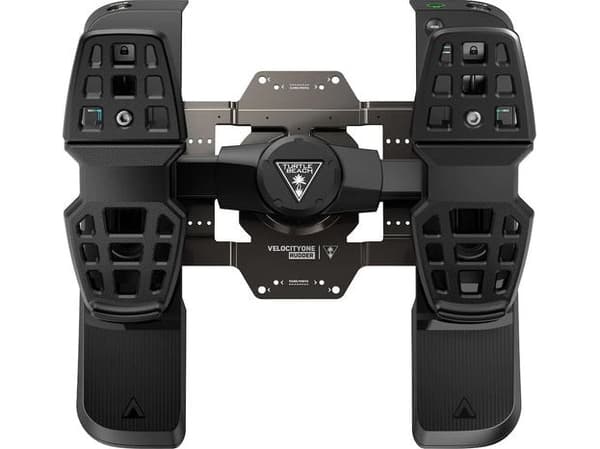 Turtle Beach VelocityOne Rudder, Pedaler, PC, Xbox, Xbox One, Xbox Series S, Xbox Series X, Modusknapp, Koblet med ledninger (ikke trådløs), USB, Sor
