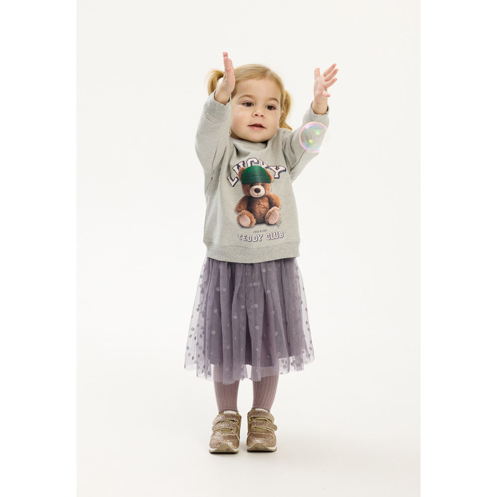 Køb THE NEW Siblings Light Grey Melange Pippin Oversize Sweatshirt