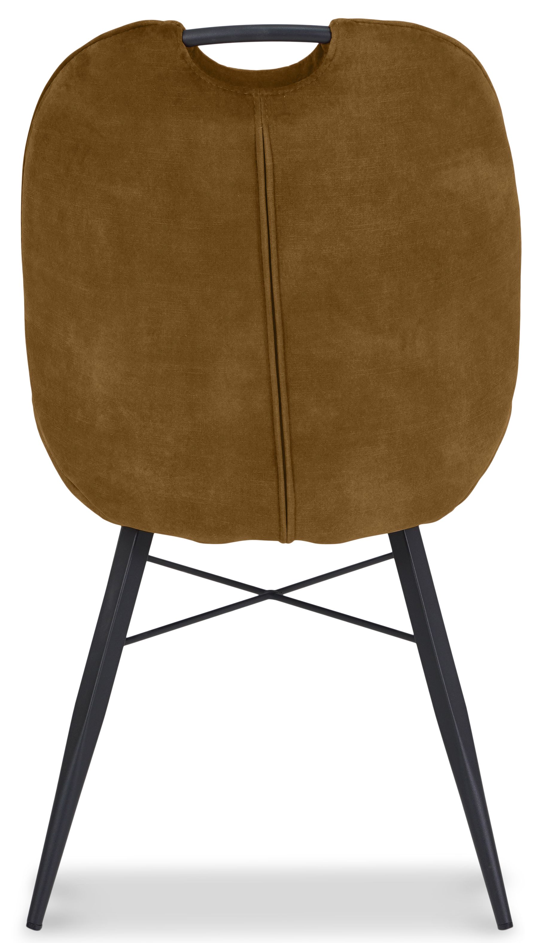 Eetkamerstoel Goldy Cognac Eva B53 x D65 x H92 cm