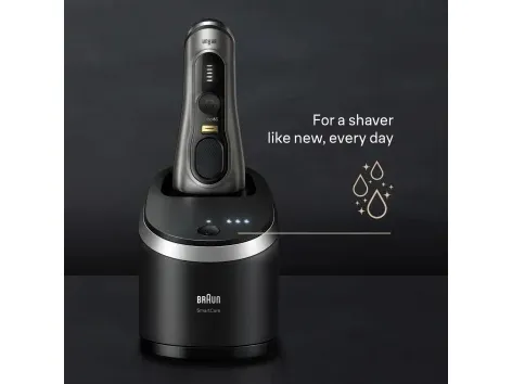 Braun Series 9 Pro  9565cc Wet & Dry, Folie shaver, Metallic, Batteri, Lithium-Ion (Li-Ion), 60 min., Kasse