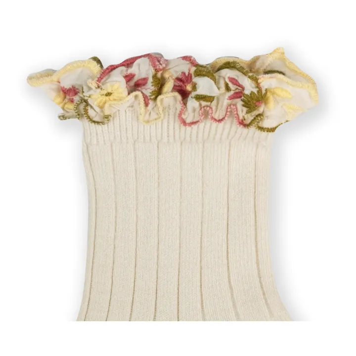 Collégien Chaussettes Anemone | Blanc cassé