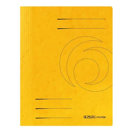 Herlitz Spiralhefter Pappe A4 gelb