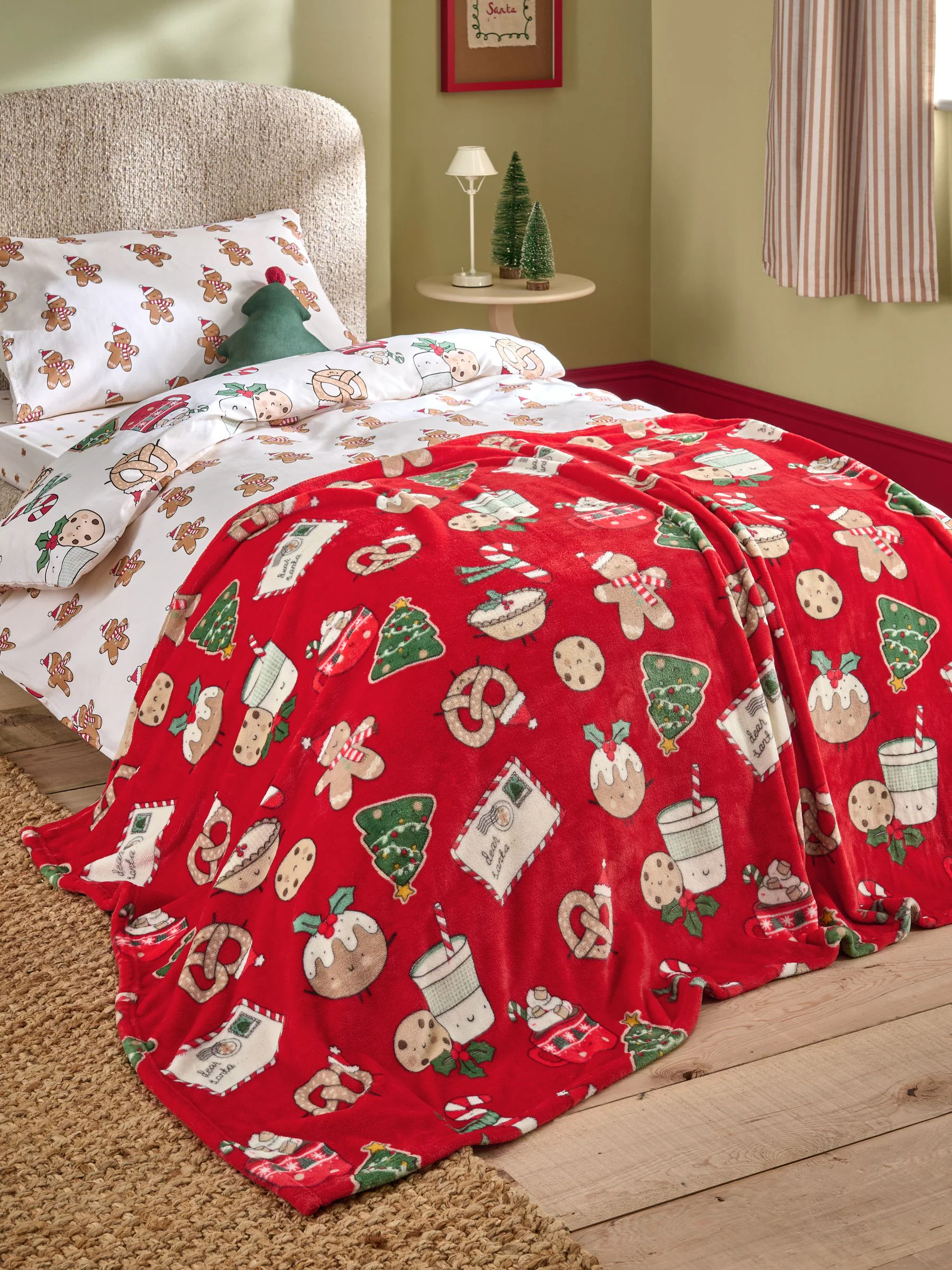 Fleece kerstsprei