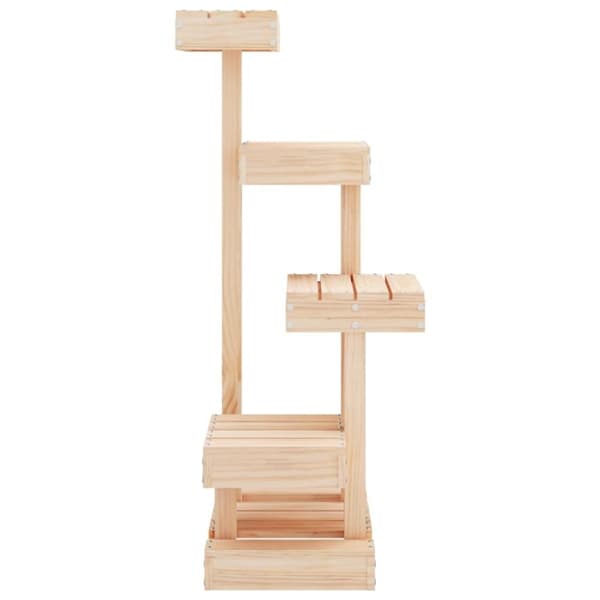 vidaXL Kattetre 45,5x49x103 cm heltre furu