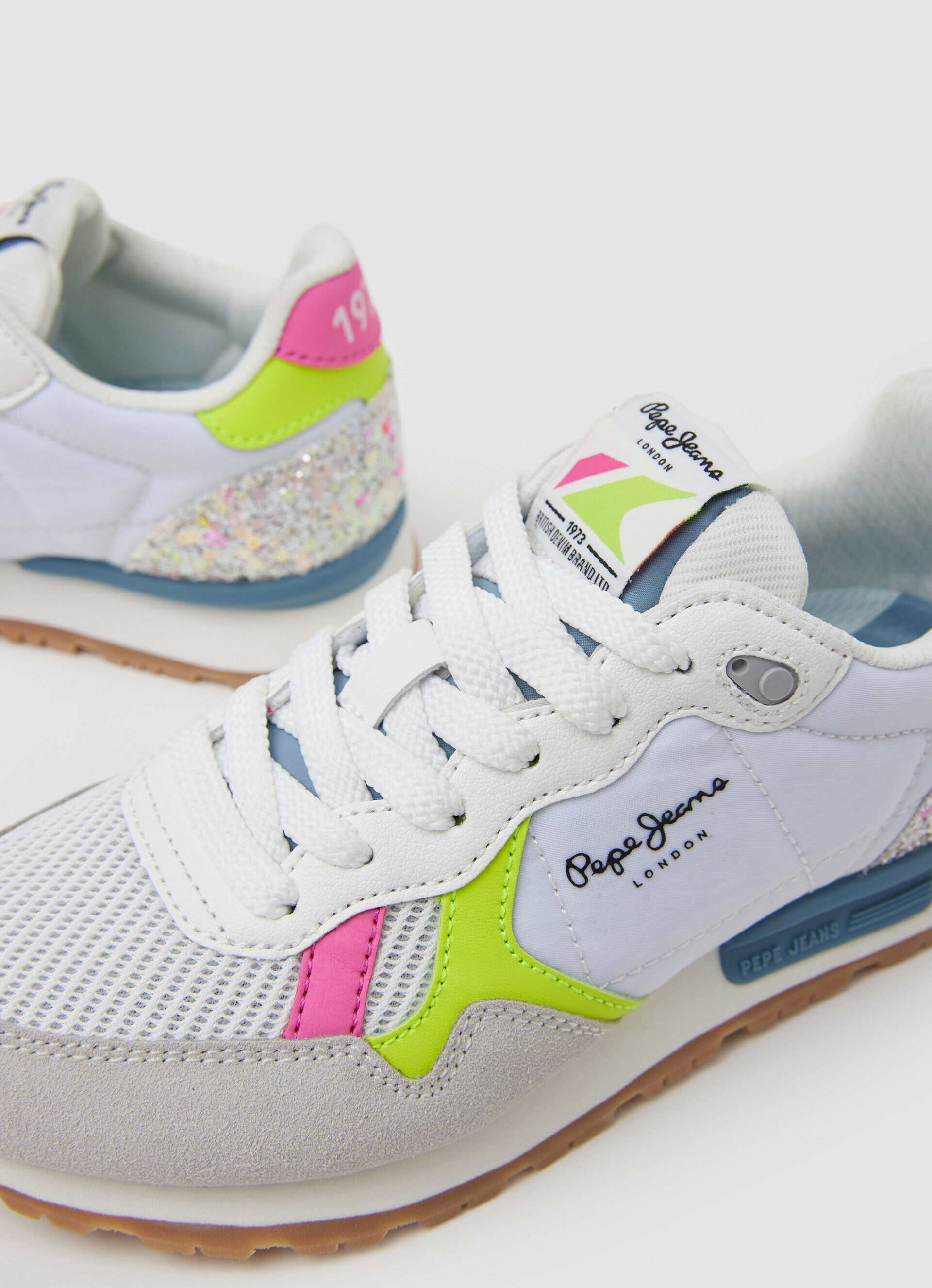 Tênis combinados BRIT NEON - branco