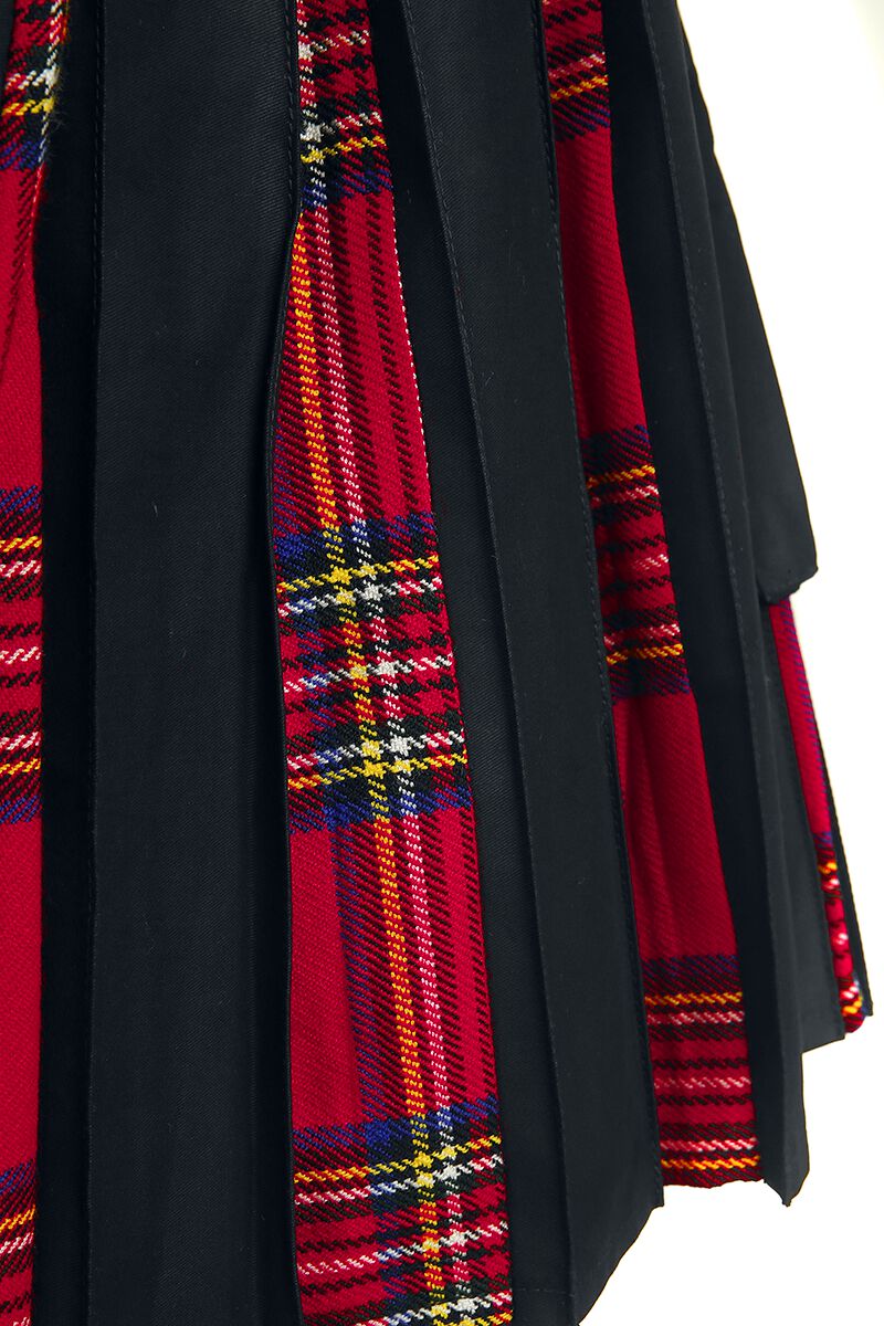 Kilt Tartan Noir | Altana Industries Jupe mi-longue