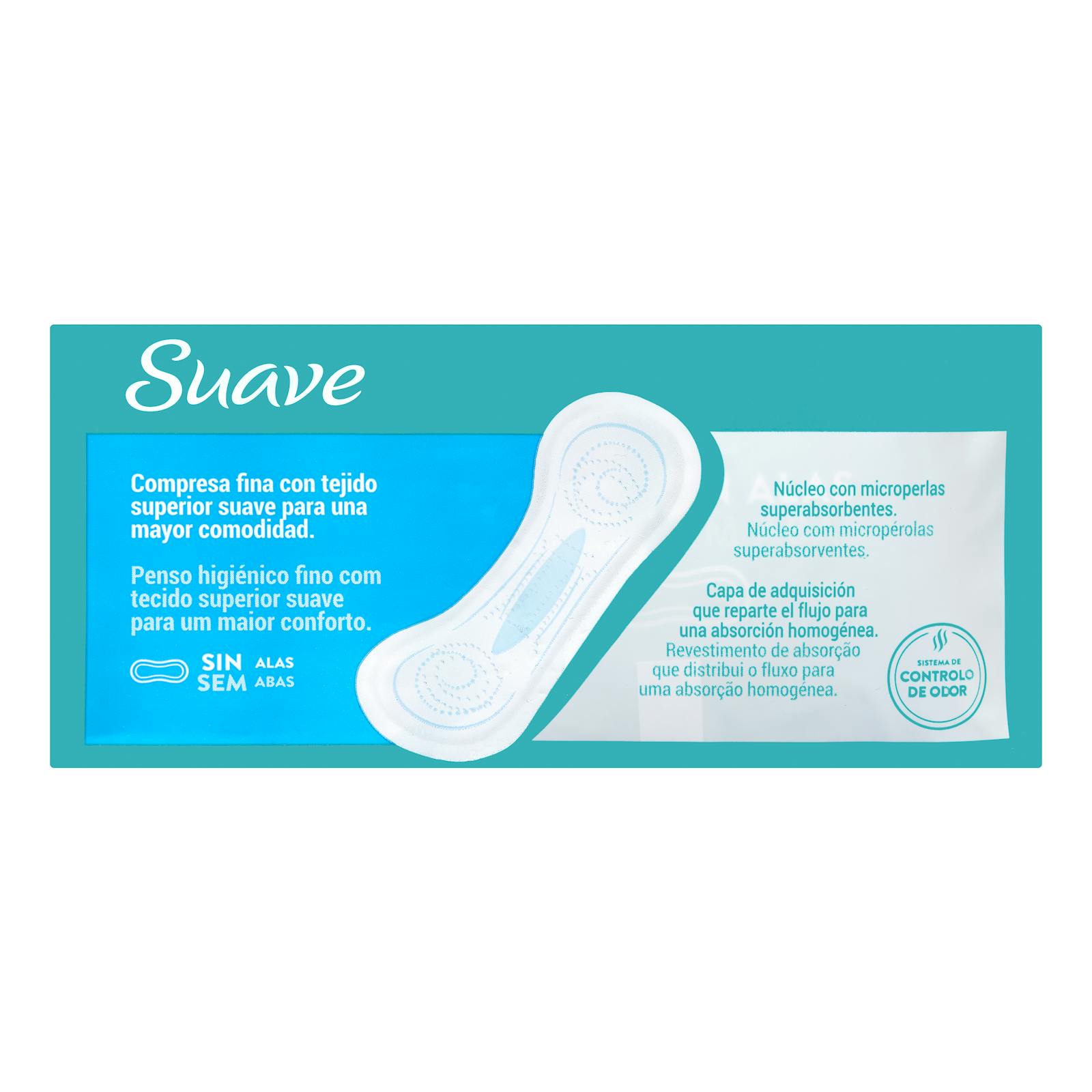 Coussinet régulier sans ailettes Deliplus Soft