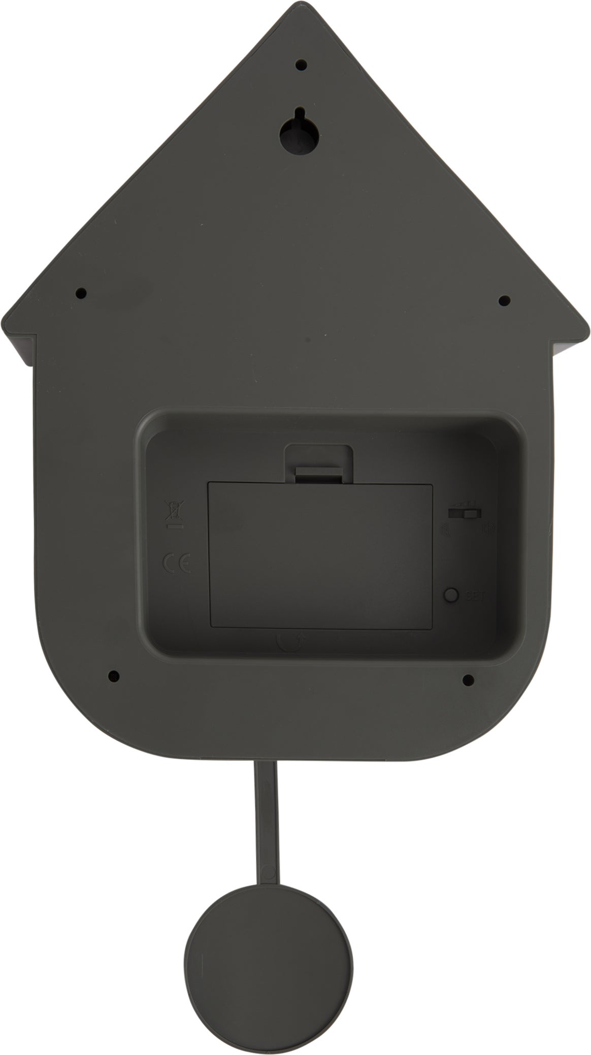 PT Living wandklok Modern Cuckoo groen 41 x 21,5 x 8,5 cm