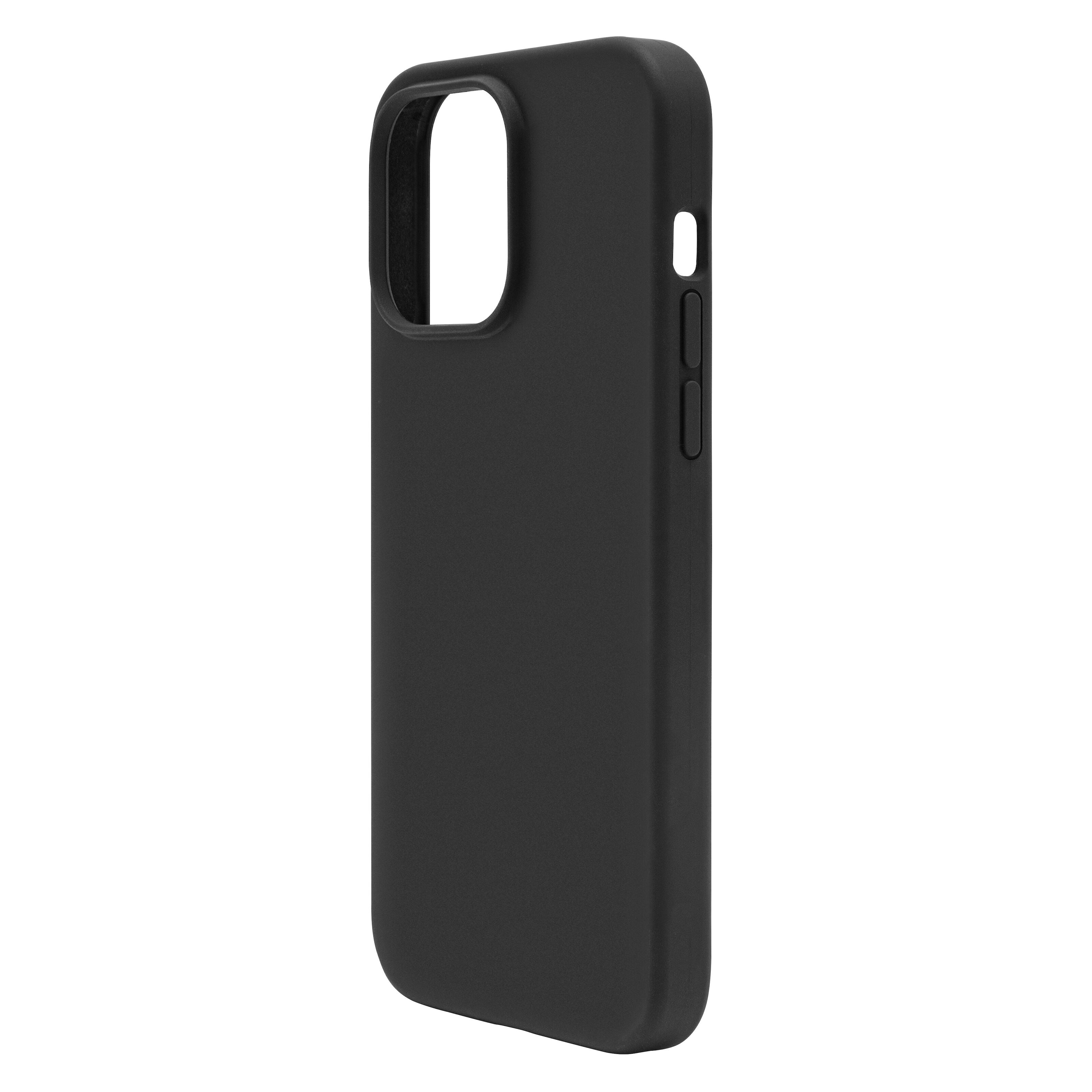 Linocell Rubber case for iPhone 15 Pro Max Svart