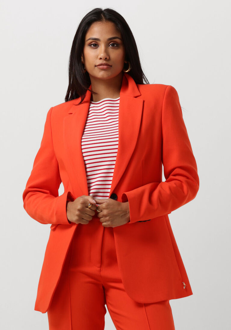 JANSEN AMSTERDAM oranje jansen amsterdam blazer wq238 woven blazer with long sleeve