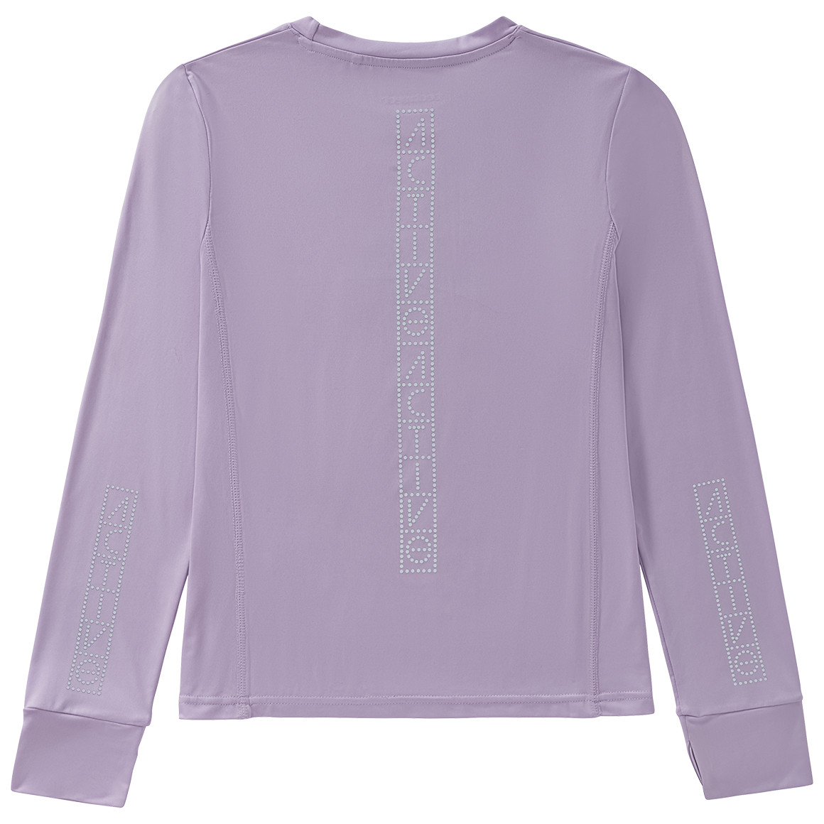 Beatwear Mädchen Sport-Langarmshirt mit Reflektoren helllila