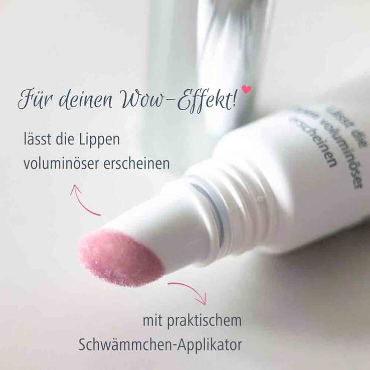 Hyaluron Lippen-Volumenpflege Balsam rosé, 7 ml
