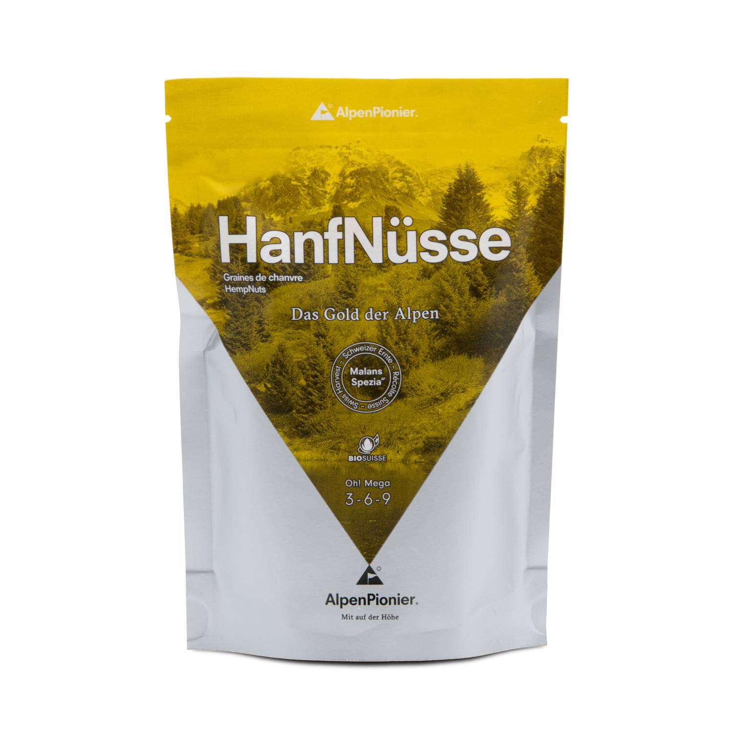 AlpenPionier HanfNüsse<br>150 g, Beutel, BioSuisse