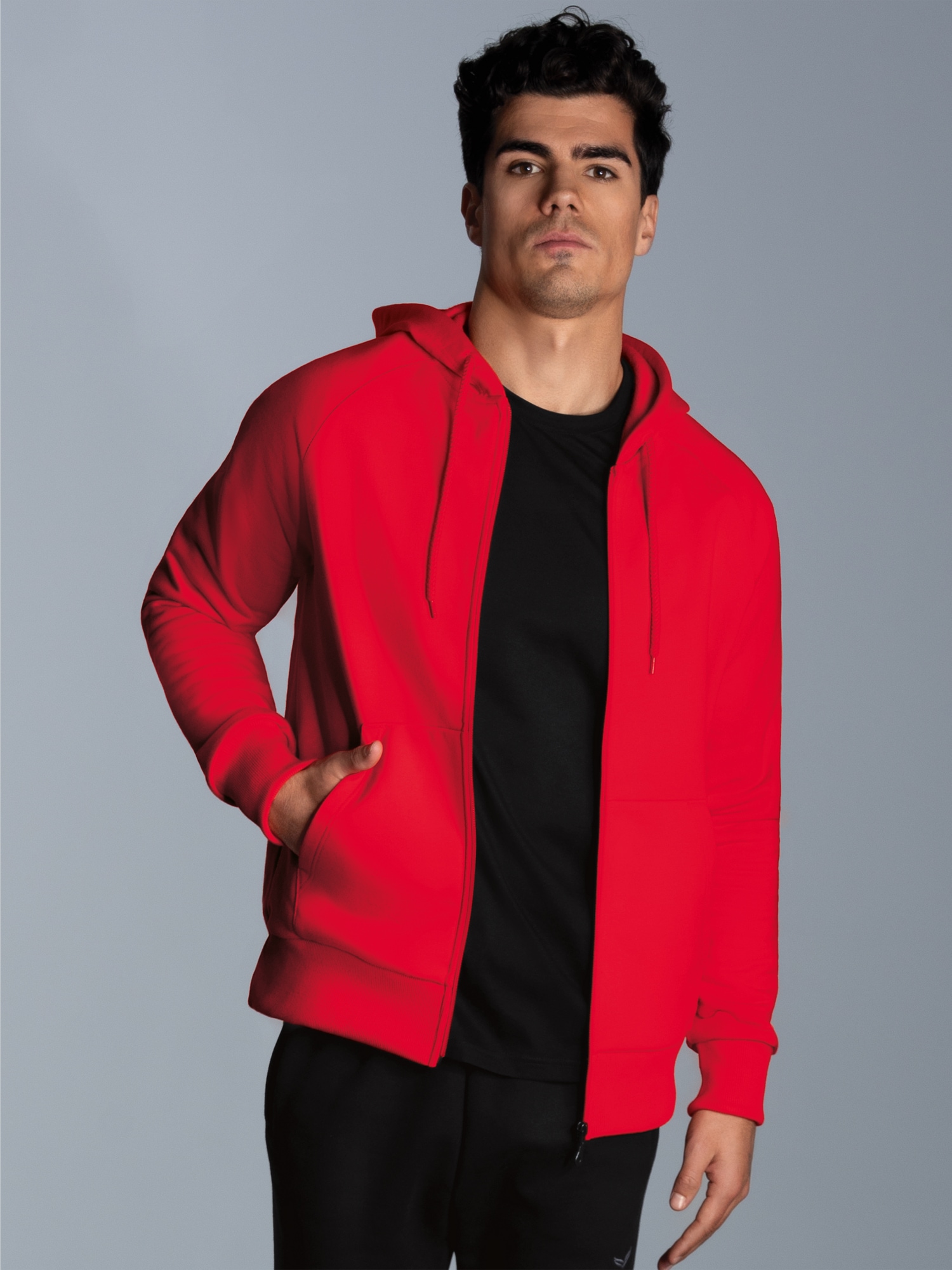 Sweatjacke mit KapuzeVulcano