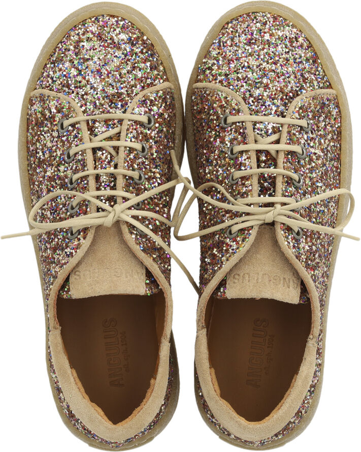 ANGULUS Sneaker i funklende glitter 8319