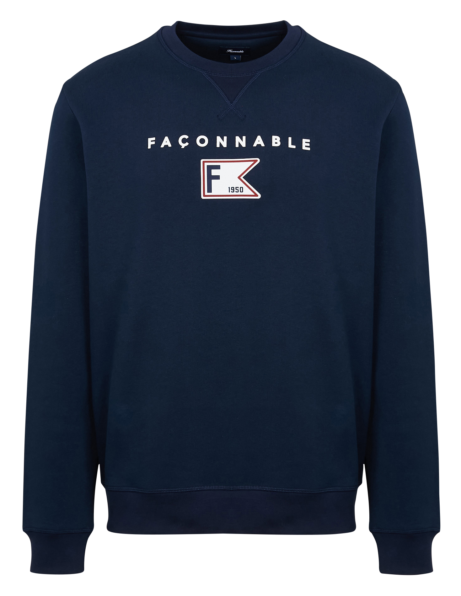 Sweat logo en coton| Bleu