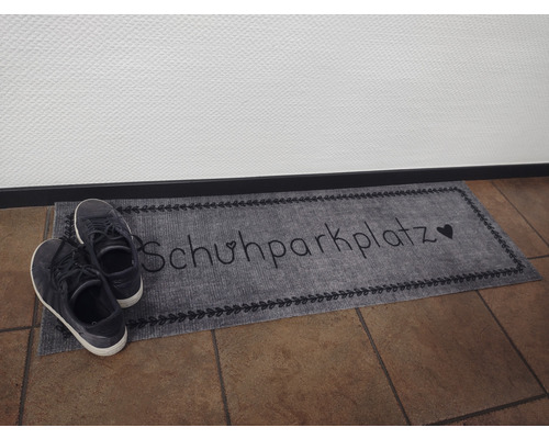 Vuilopvanger, schoenenparkeerplaats, grijs, 40x120 cm