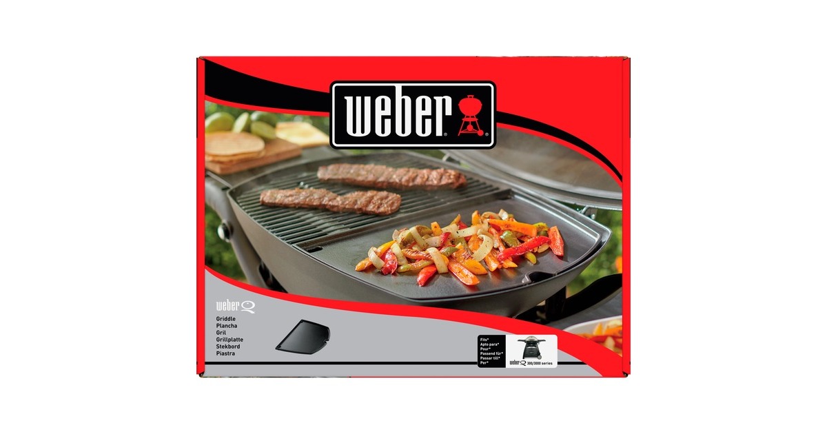 WeberBakplaat grillplaat  (Zwart)