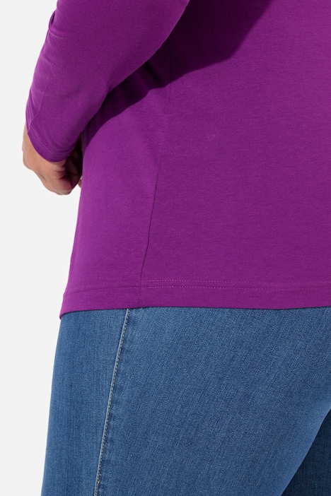 Shirt, Rollkragen, Slim, Langarm