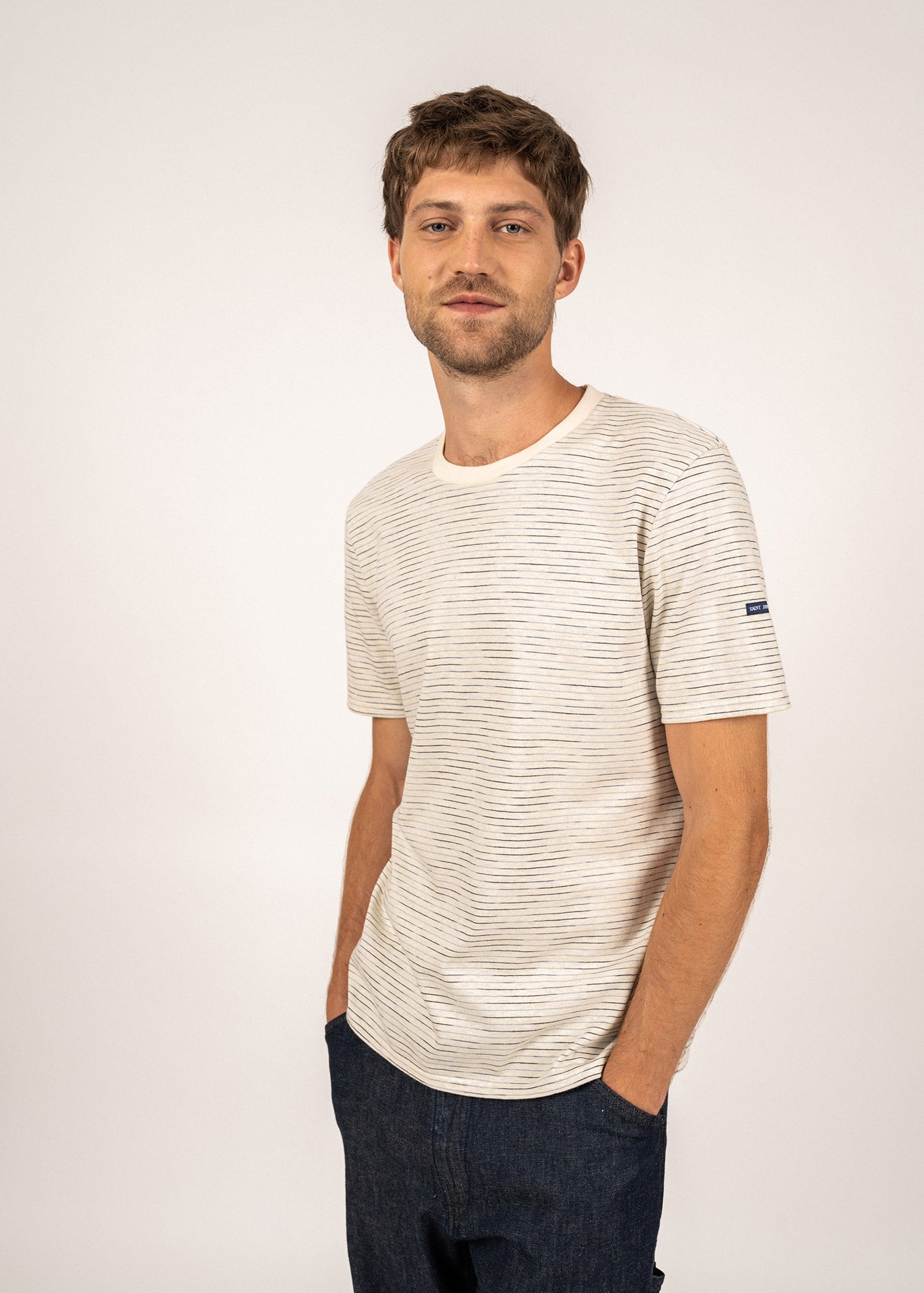 T-shirt à fines rayures Touques