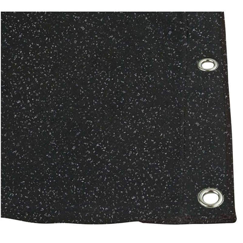 Showtec Glamourmolton Backdrop 3 x 3 meter zwart met glitters