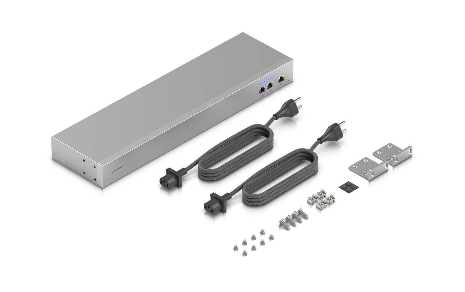 UniFi Switch USW-WAN-RJ45 4 Port<br>10 GbE WAN Switch für den redundanten Betrieb zweier UniFi Gateways mit einem Internetanschluss