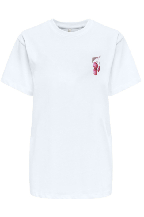 Only witte dames t-shirt