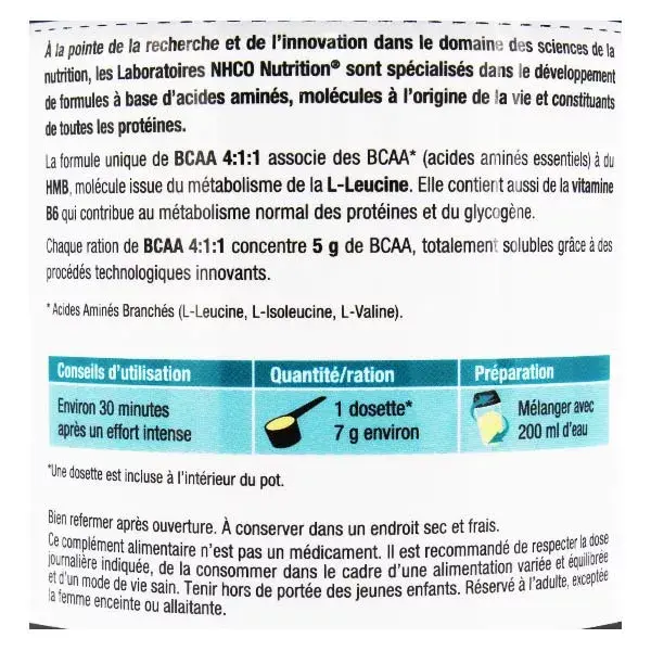 NHCO BCAA 4:1:1 250g