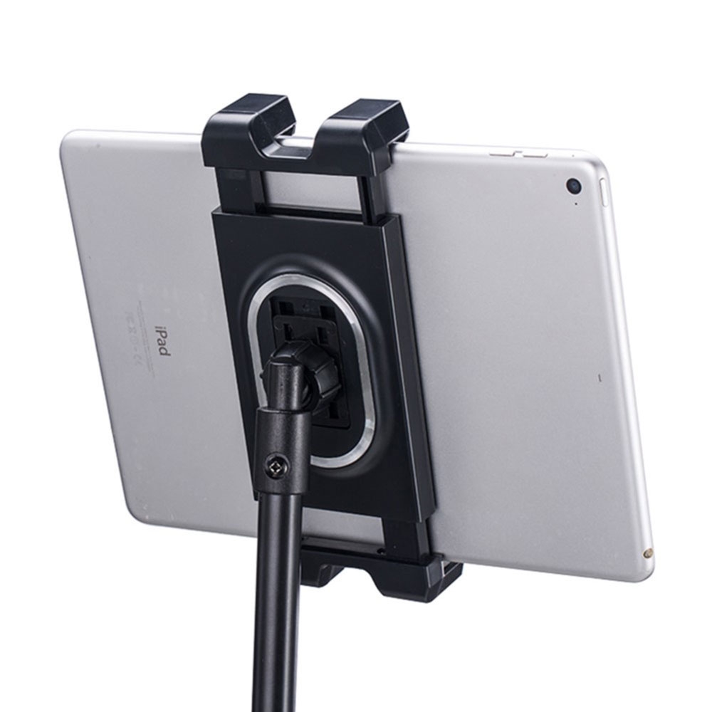 (136cm) 360° Universal Aluminium Tripod Stativ Halterung für Handys / Tablets (Breite 13.5-22.5cm) - Schwarz