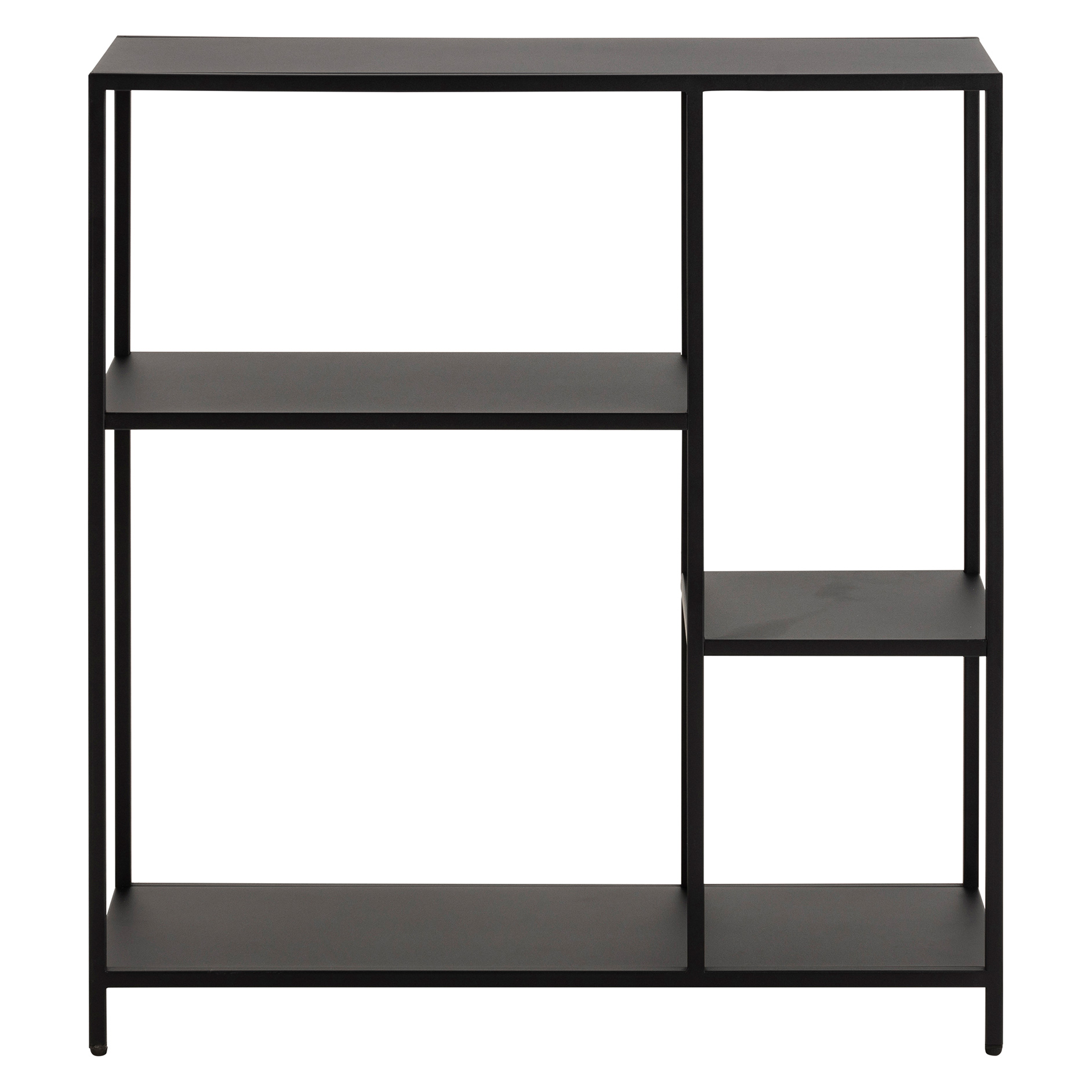 Regal NEWCASTLE - schwarz - 3 Ablagen - 79,5 cm