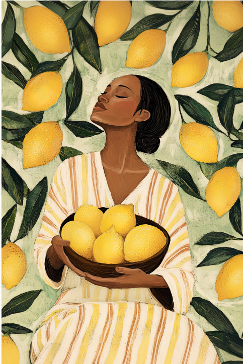 Akoestisch wandpaneel Citrus Serenity