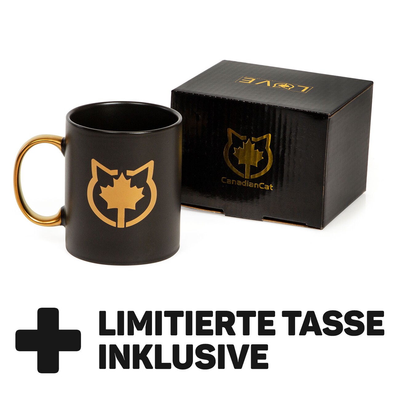 Canadian Cat Company Kratzbrett Kratzbrett Set Satellite 2.0 + Tasse schwarz