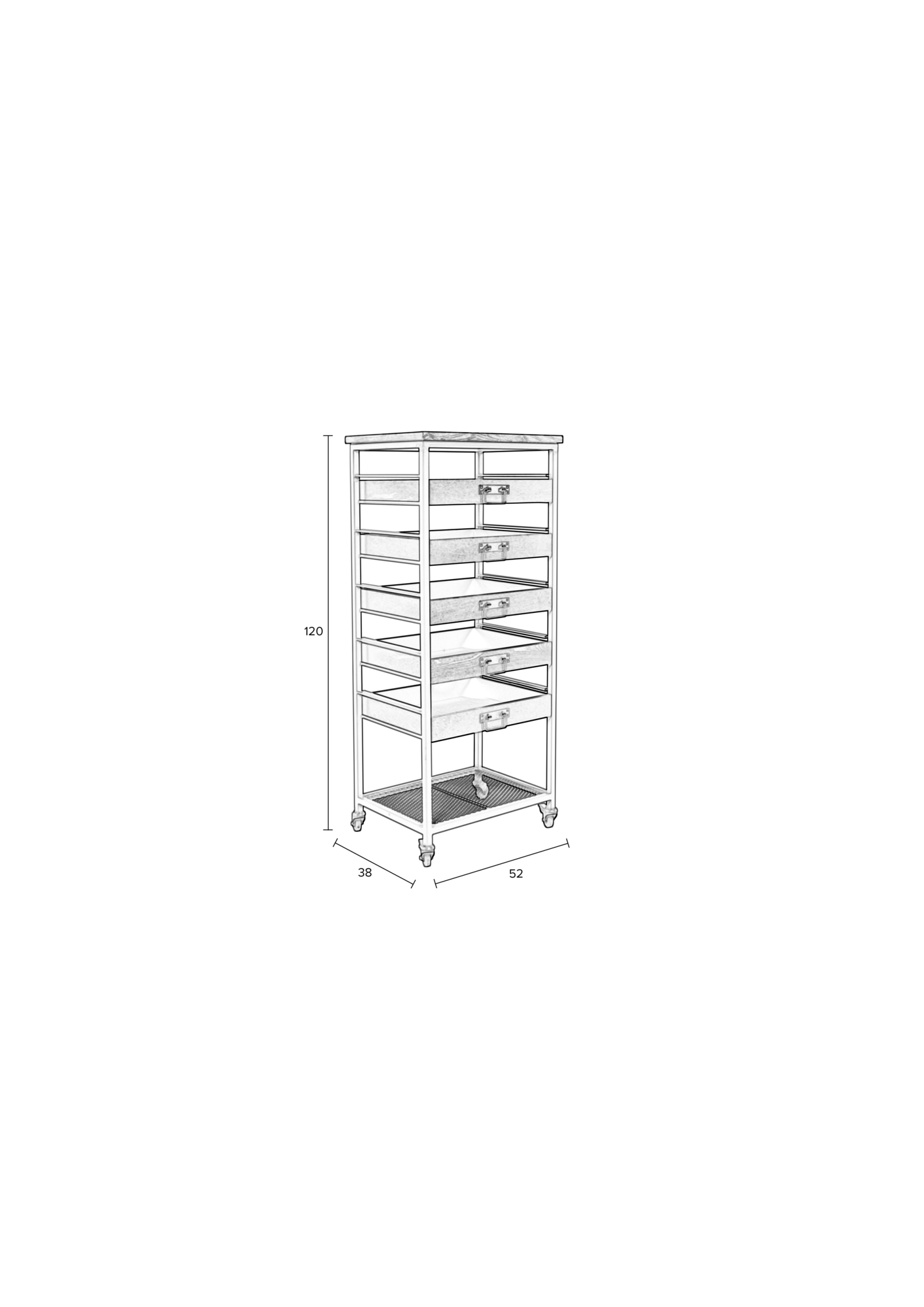 Rein Living wandkast Botan S Rein Living Botan S Wandkast