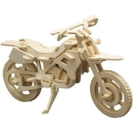 Pebaro Holzbausatz Cross-Motorrad