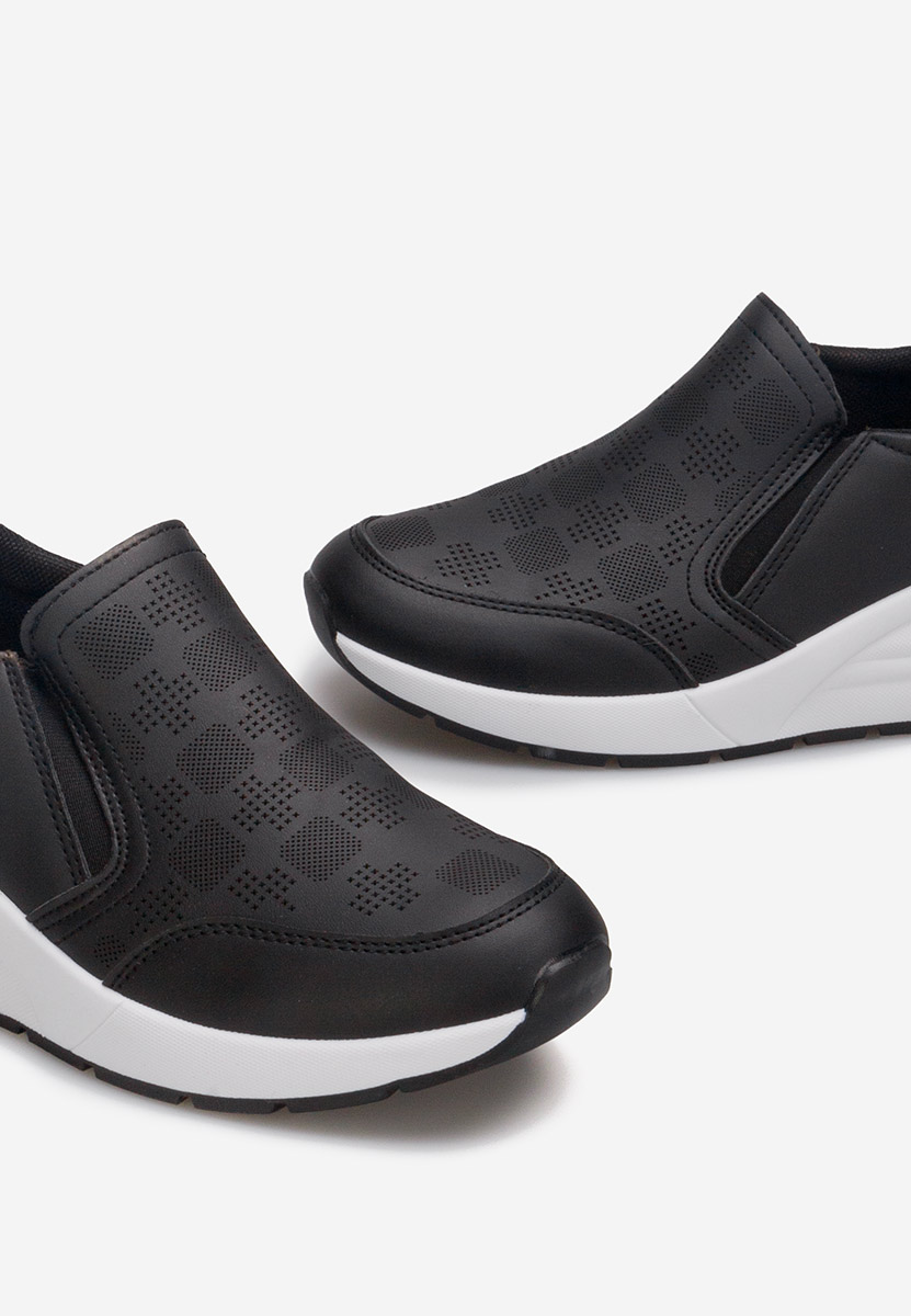 Baskets pour femme noirs Melody