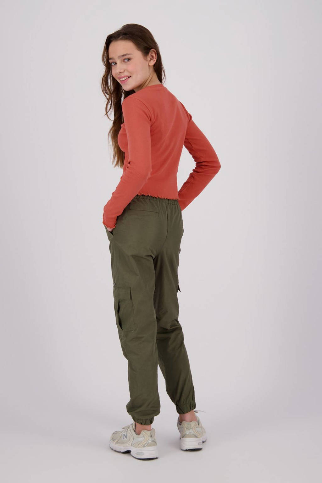 Raizzed tapered fit cargobroek Noxi armygroen