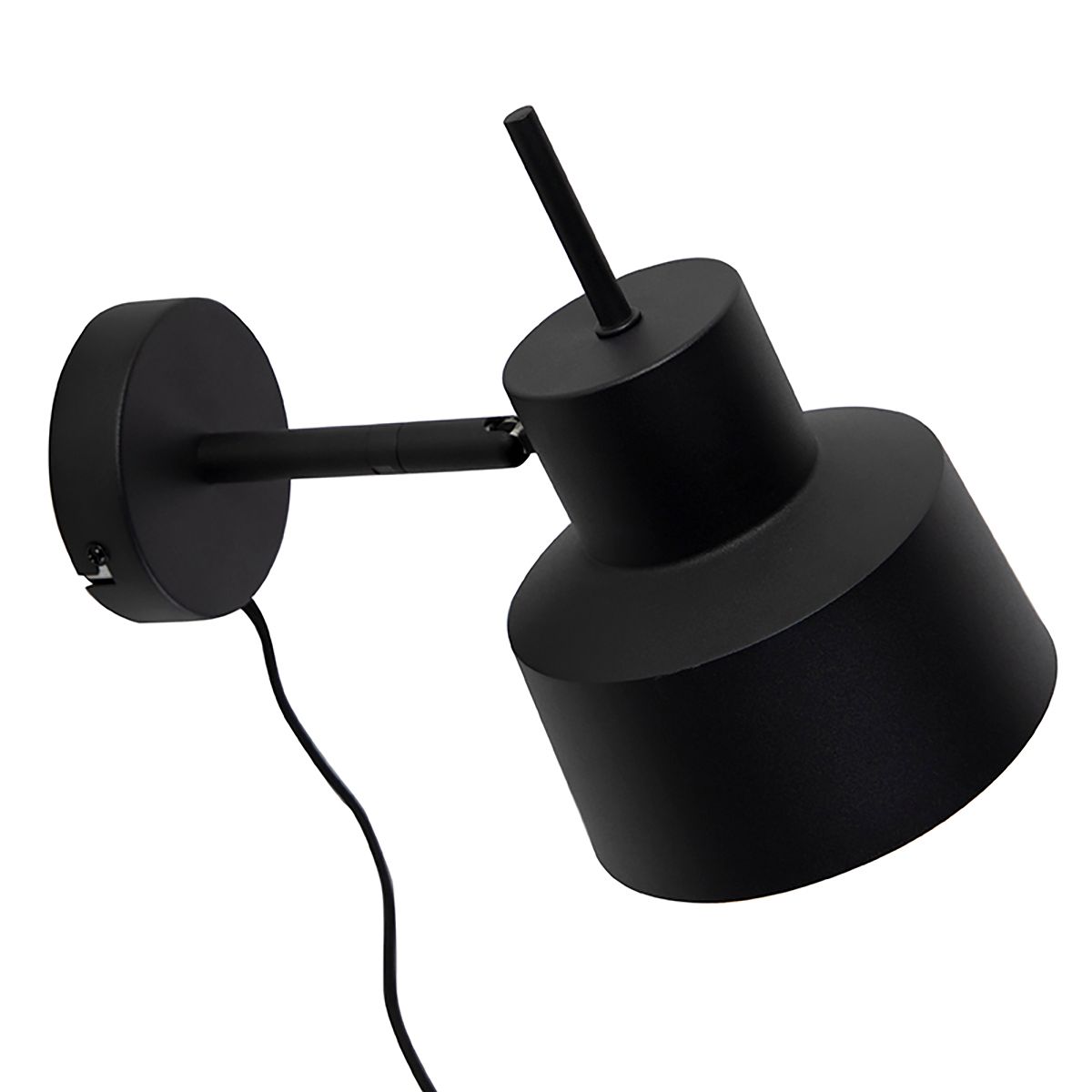 Smart wandlamp zwart incl. Wifi A60 - Chappie