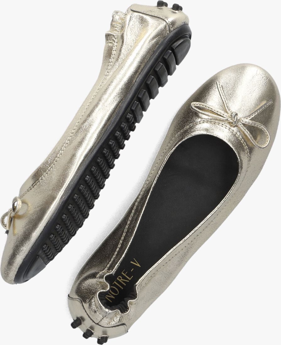NOTRE-V gouden notre-v ballerina's kl-4528