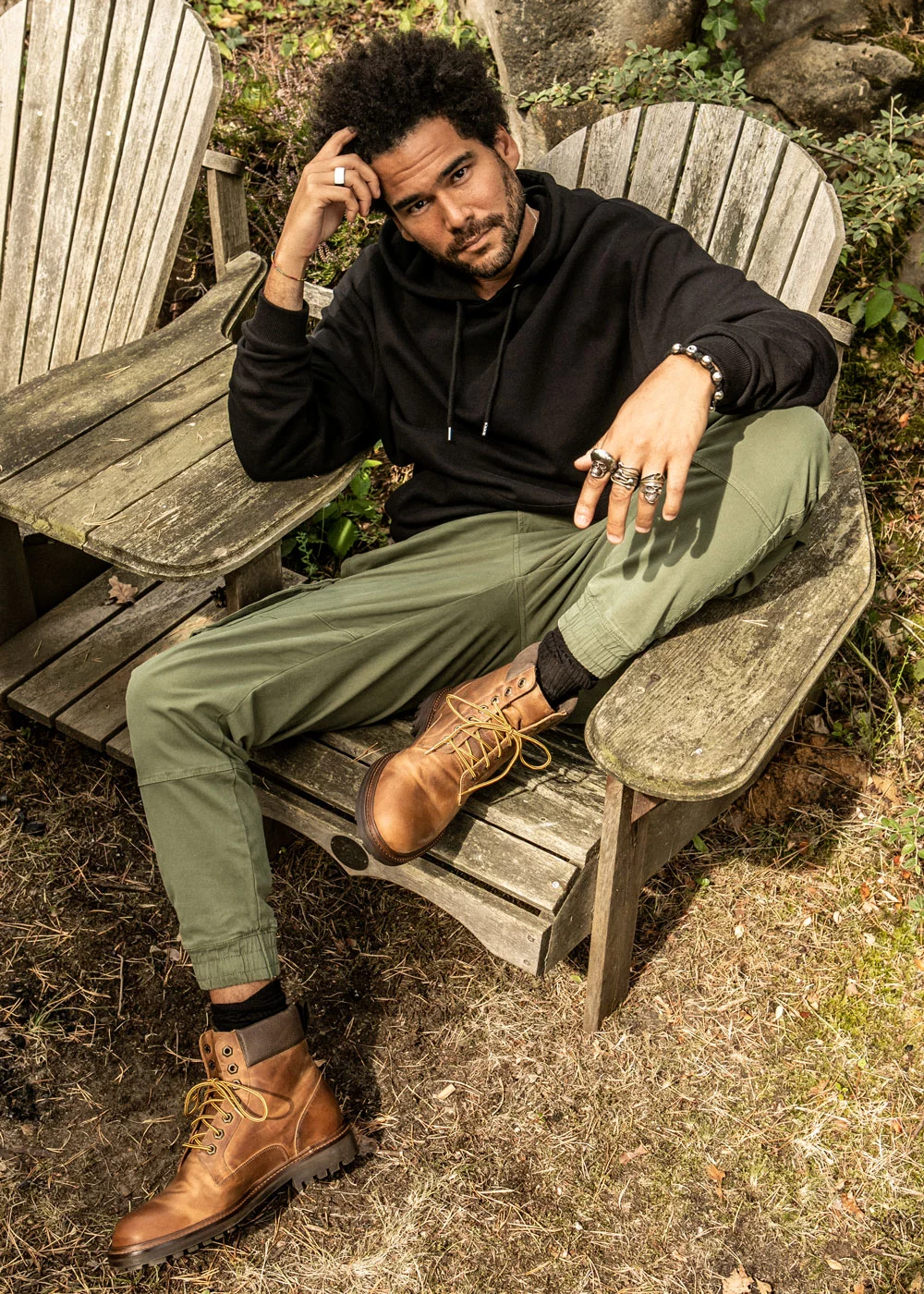BOOTS RUFINO CUIR MARRON CLAIR
