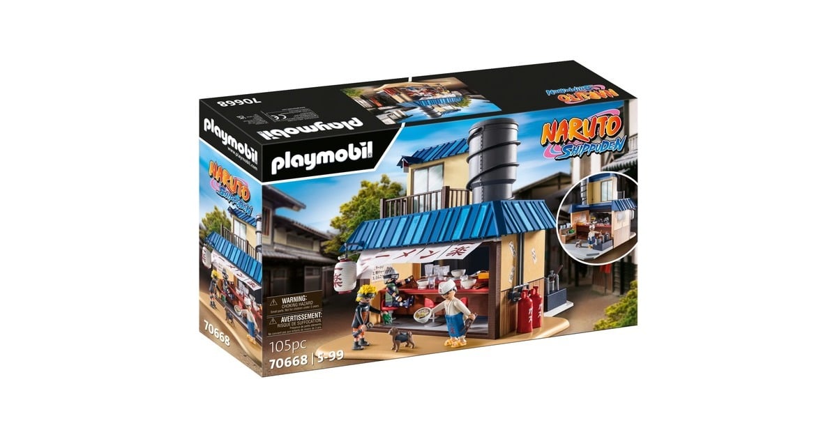 PLAYMOBILNaruto - Ichiraku Ramen Shop Constructiespeelgoed  (70668)