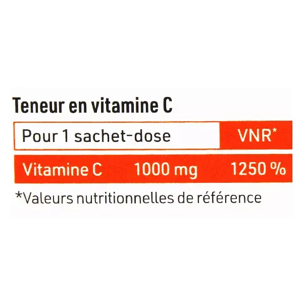 UPSA Vitamina C 1000mg Sem Açúcar 10 sachês